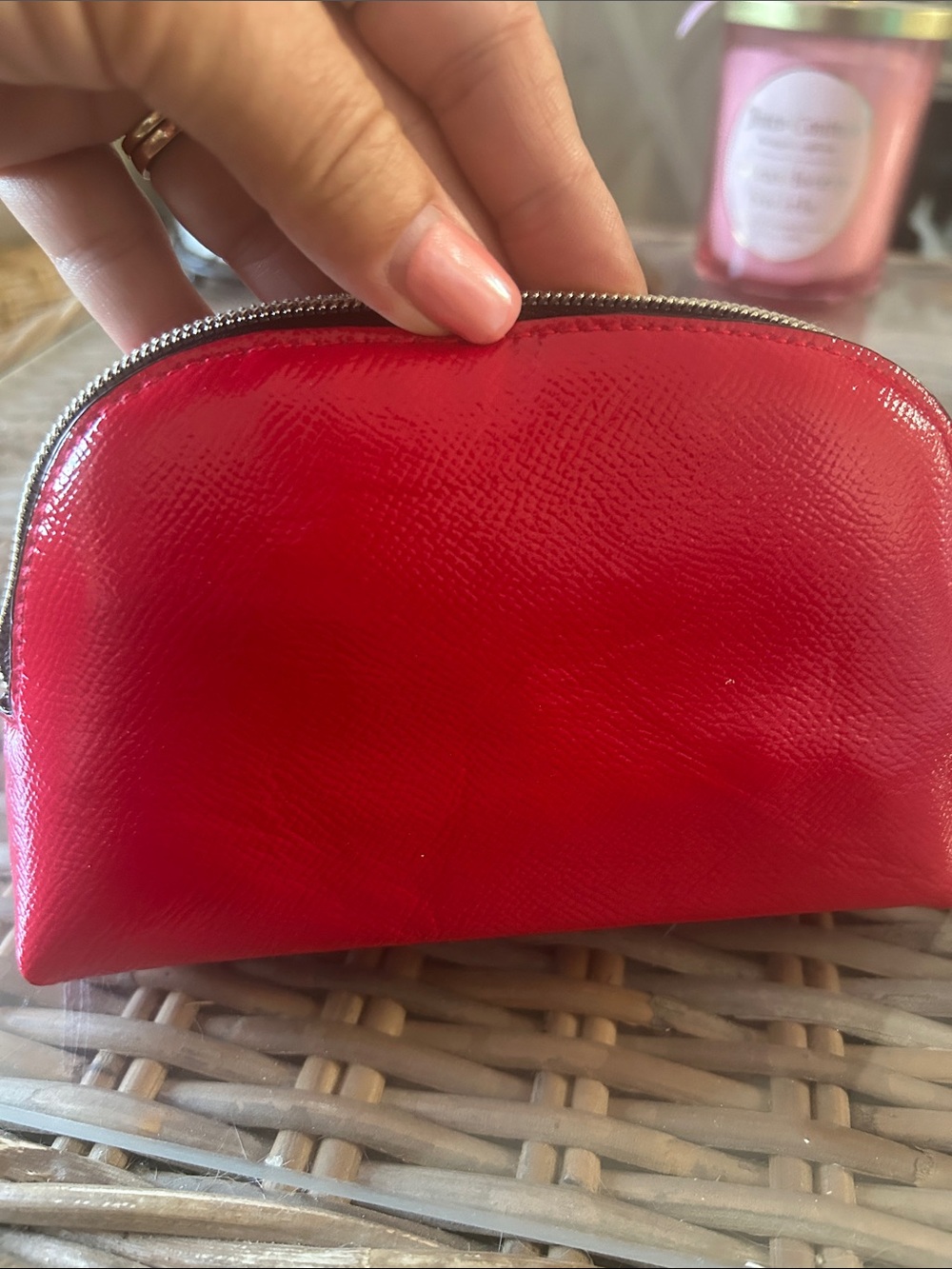 Victoria's Secret Red, Black & Leopard Cosmetic Bag Set - Picture 6 of 13